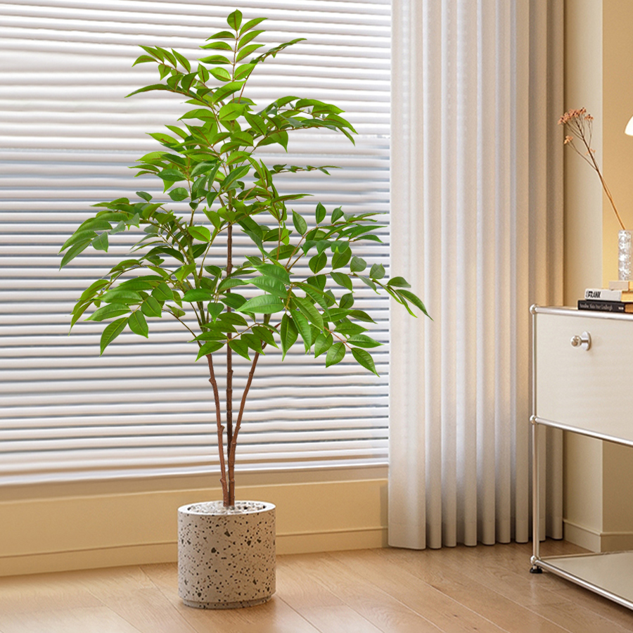 Ficus Lyrata Tree - 76-140cm Large Artificial Ficus Tree Branch