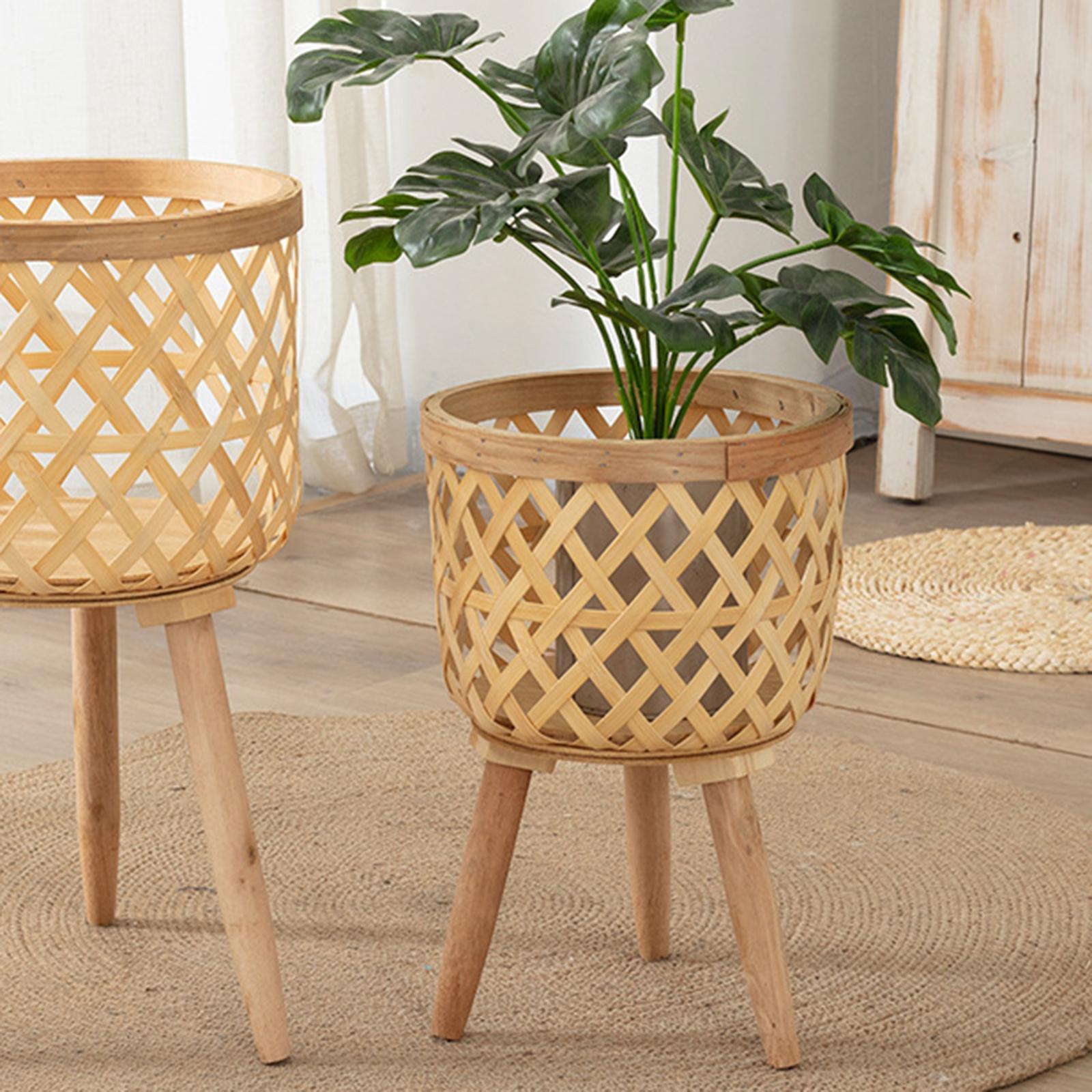 Aloe Vera Pot - Hand Woven Flower Pot Tripod Stand