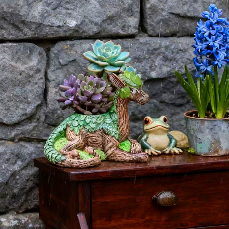 Creative Dragon Tree Flower Po - Echeveria Succulent incelemesi ve fiyatı