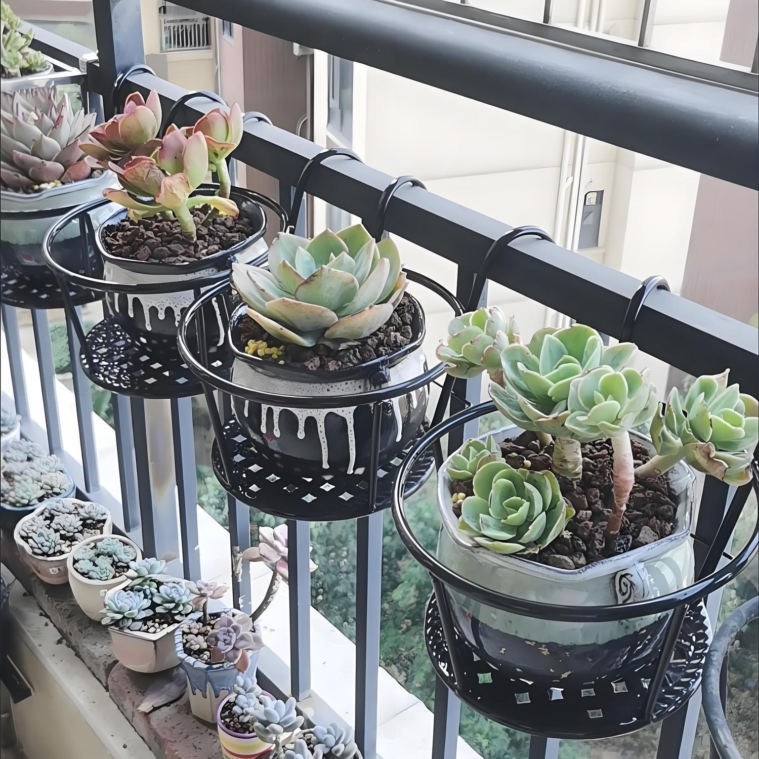Wrought Iron Balcony Hanging F - Spider Plant Hanging incelemesi ve fiyatı