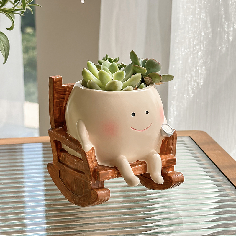 Stylish Cute Cartoon Ghost Res - Echeveria Succulent incelemesi ve fiyatı