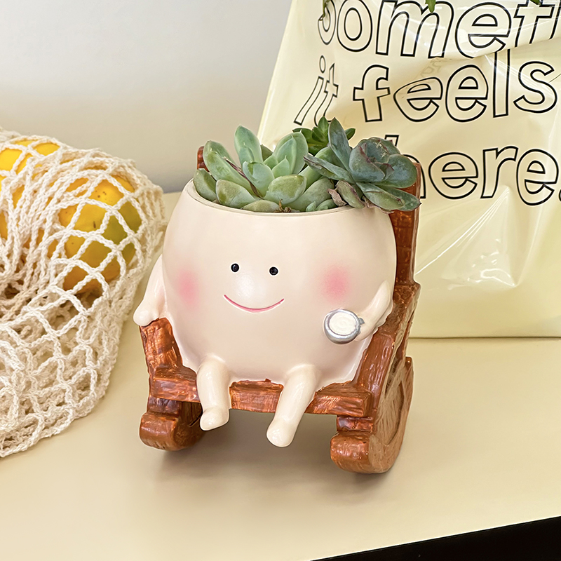 Stylish Cute Cartoon Ghost Res - Echeveria Succulent incelemesi ve fiyatı