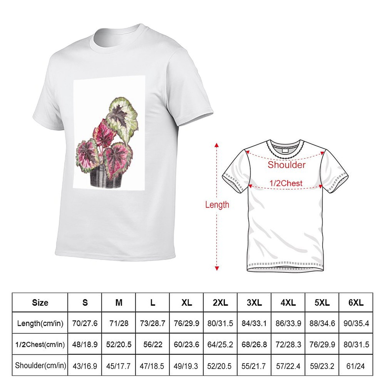 Begonia Rex T-Shirt t shirt ma - Begonia Rex incelemesi ve fiyatı