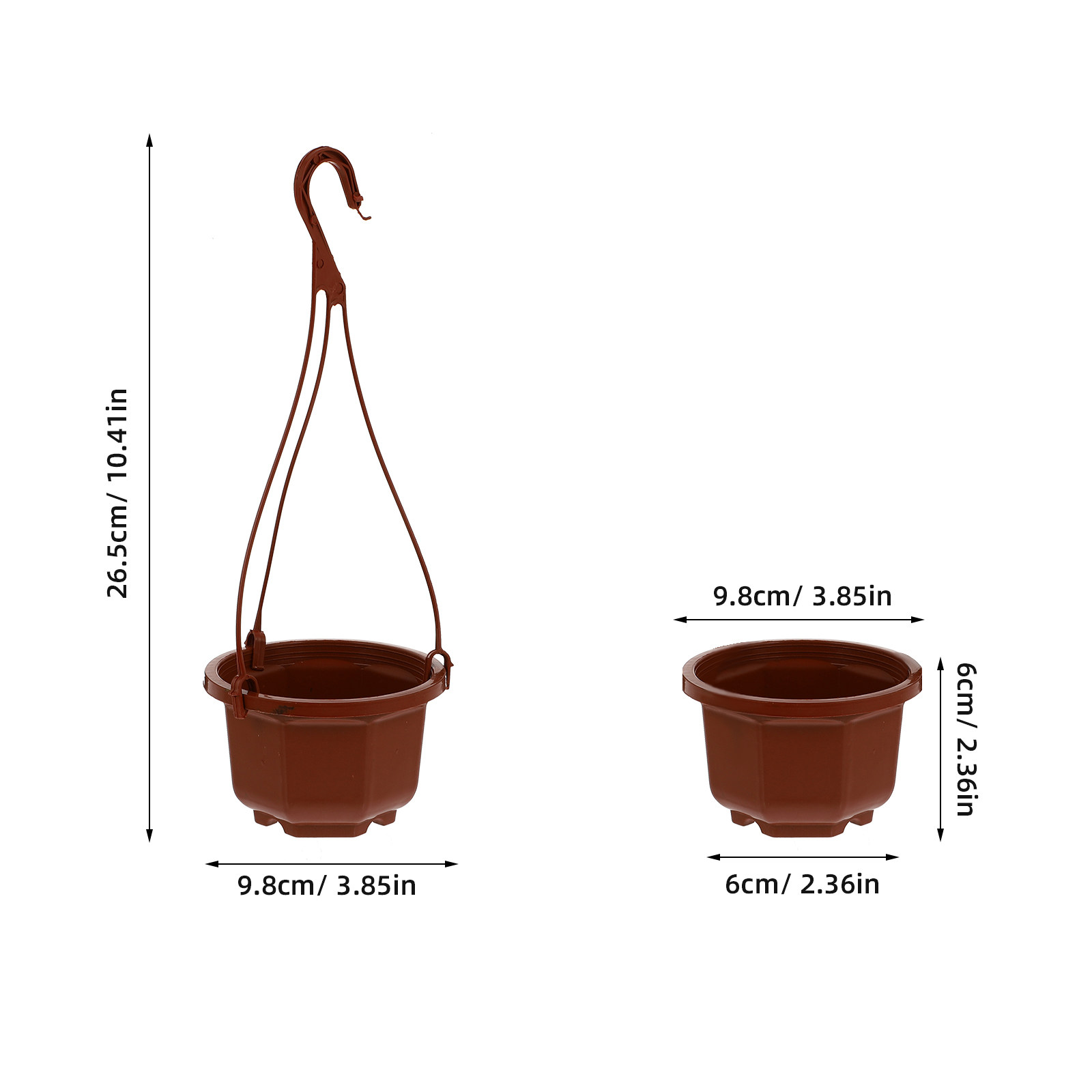 6Sets Hanging Flowerpot Creati - Spider Plant Hanging incelemesi ve fiyatı