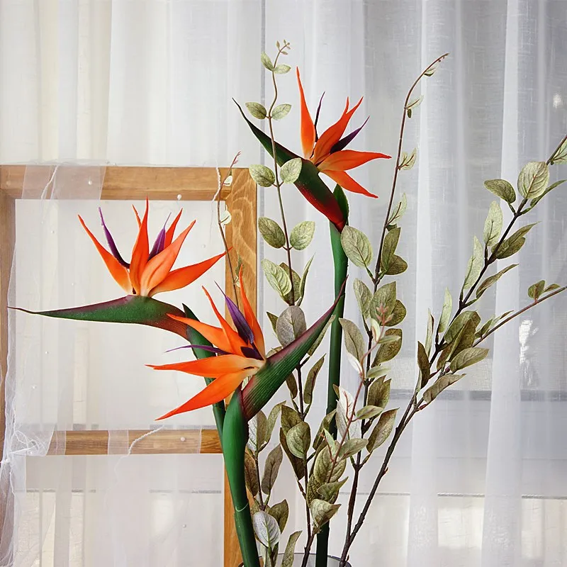 80CM artificial real touch flo - Bird Paradise Strelitzia incelemesi ve fiyatı