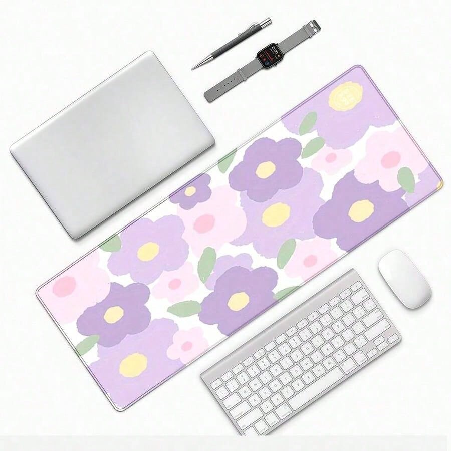 Purple Flower Mouse Pad - Larg - Tradescantia Purple incelemesi ve fiyatı