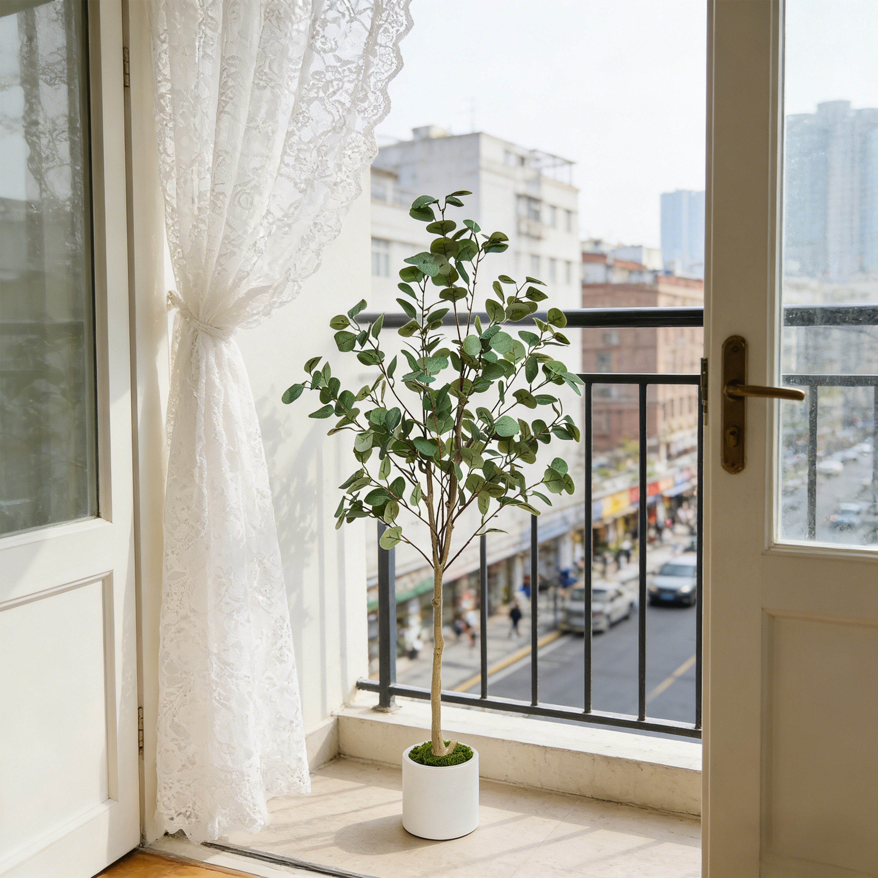120-155Cm/5.1Ft Artificial Euc - Dracaena Marginata incelemesi ve fiyatı