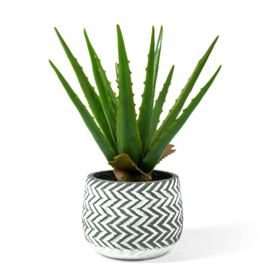 12 Artificial Aloe Vera Potted - Aloe Vera Pot incelemesi ve fiyatı