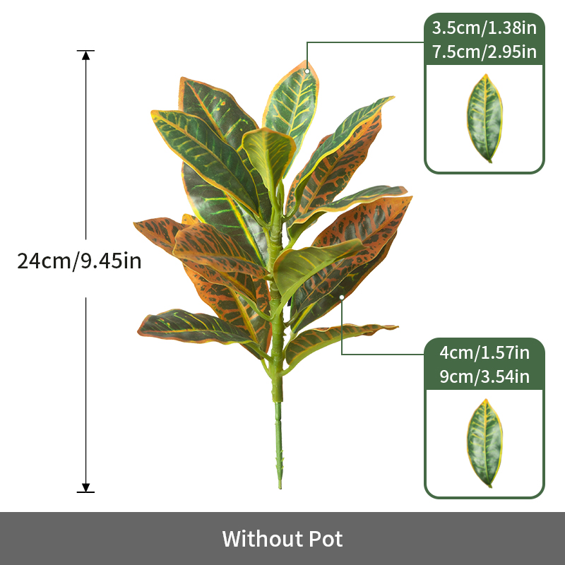 24-41cm Artificial Plants Fake - Ficus Lyrata Tree incelemesi ve fiyatı