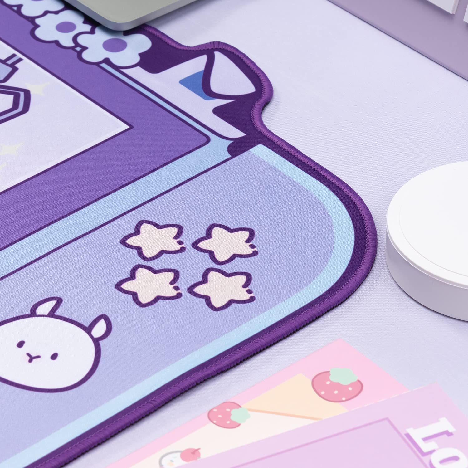 Large Kawaii Gaming Mouse Pad  - Tradescantia Purple incelemesi ve fiyatı