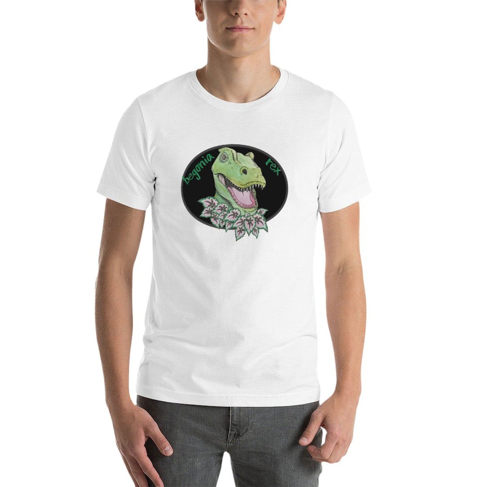 T rex begonia T-Shirt cotton t - Begonia Rex incelemesi ve fiyatı